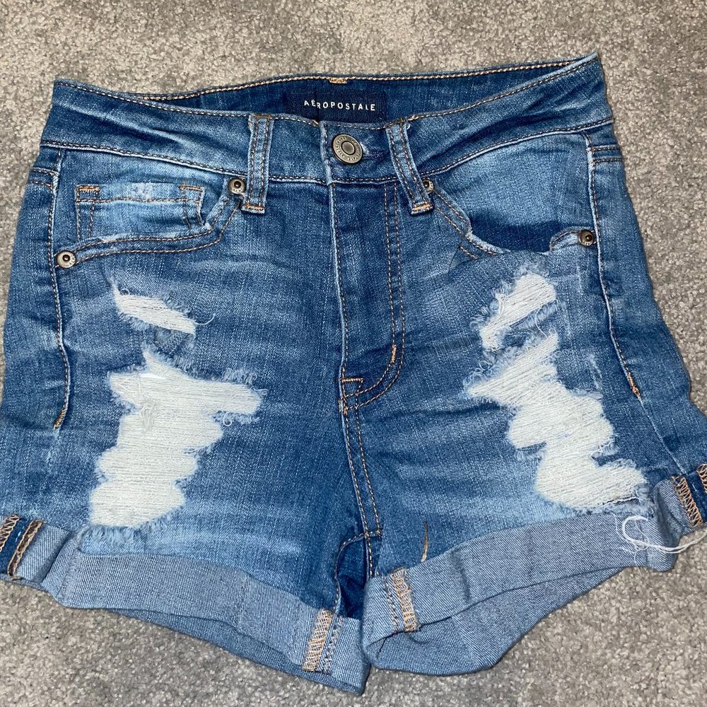 Aeropostale Dark Wash Shorts